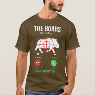 De beren noemen de jacht op boeren als jager t-shirt