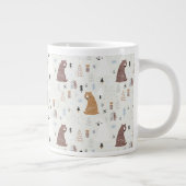 De Beren van de klap in het Patroon van Bossen Grote Koffiekop (Rechts)