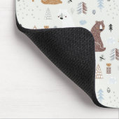 De Beren van de klap in het Patroon van Bossen Muismat (Hoek)