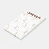 De Beren van de klap in het Patroon van Bossen Post-it® Notes (Schuin)