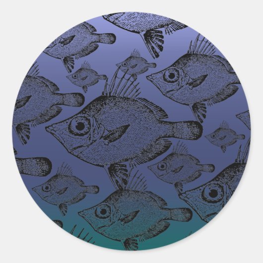 De berenvis - Sticker (Voorkant)