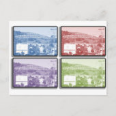 De berg - 4 Lijsten Briefkaart (Voorkant)