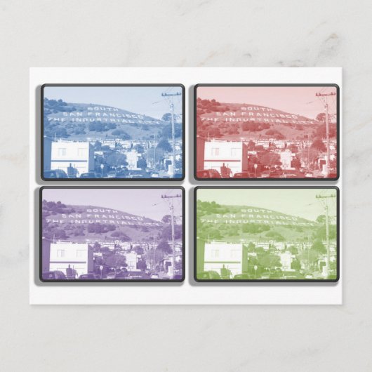 De berg - 4 Lijsten Briefkaart (Voorkant)