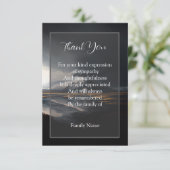 De berg bedankkaart (Staand voorkant)