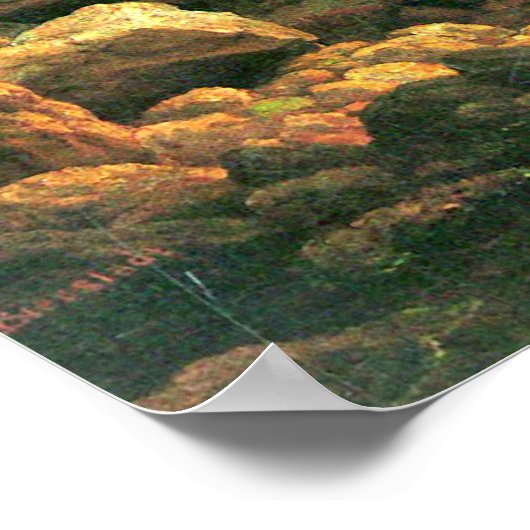 De berg Bierstadt Poster (Hoek)