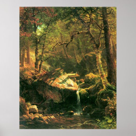 De berg Bierstadt Poster (Voorkant)