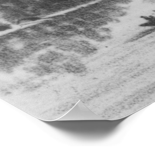 De berg Burney van de Otter-eilanden Poster (Hoek)