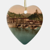 De berg Capuchins, Turijn, Piemonte, Italië Keramisch Ornament (Rechts)