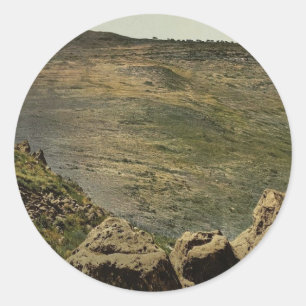 De berg der zaligheden, (Kafarnaüm, Israël) Ronde Sticker