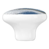 De berg Elbrus (de hoogste berg in Europa) Keramische Knop (Zijkant)