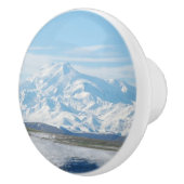 De berg Elbrus (de hoogste berg in Europa) Keramische Knop (Rechts)