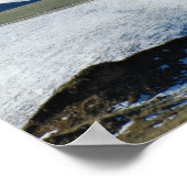 De berg Elbrus (de hoogste berg in Europa) Poster (Hoek)