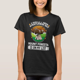 De berg Foresta is op Mijn lijst die het hakken va T-shirt