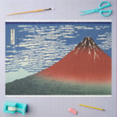 De berg Fuji in Clear Weather (Red Fuji) (Hokusai) Tissuepapier (Craft)