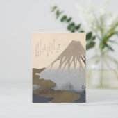 De berg Fuji onder de sneeuw Briefkaart (Staand voorkant)