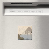 De berg Fuji onder de sneeuw Magneet (Insitu (Vaatwasser))