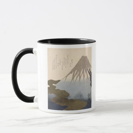 De berg Fuji onder de sneeuw Mok (Links)