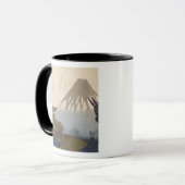 De berg Fuji onder de sneeuw Mok (Voorkant links)