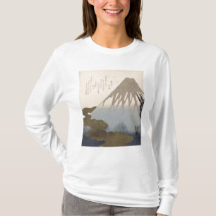 De berg Fuji onder de sneeuw T-shirt