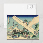 De berg Fuji uit de bergen Tōtō (Hokusai) Briefkaart (Voorkant / Achterkant)