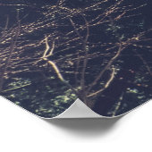 De berg Fuji-uitzicht uit de Rode pagode in japan  Poster (Hoek)