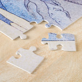 De berg Fuji Uitzicht van de Hete Spelen van Hakon Legpuzzel (Zijkant)