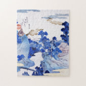 De berg Fuji Uitzicht van de Hete Spelen van Hakon Legpuzzel (Verticaal)