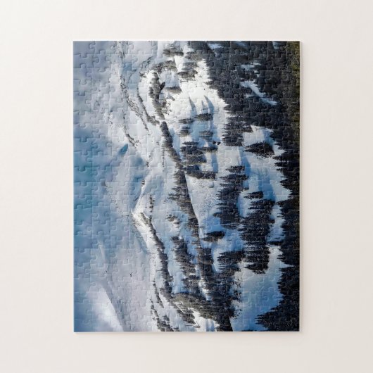 De berg Hood Oregon. Jigzaag Puzzle Legpuzzel (Verticaal)