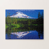 De berg Hood Oregon. Legpuzzel (Horizontaal)