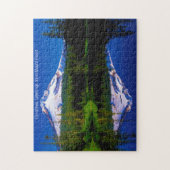 De berg Hood Oregon. Legpuzzel (Verticaal)