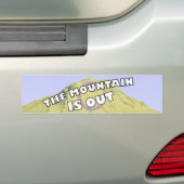 De berg is uit Bumpersticker Intersex (Op auto)