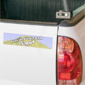De berg is uit Bumpersticker Intersex (Op Truck)