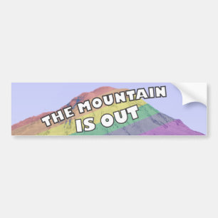 De berg is uit de Bumpersticker van de Regenboog