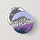 De berg is uit (en ik ook) Aseksuele Button (Voorkant /achterkant)