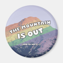 De berg is uit (en ik ook) Pride Magnet