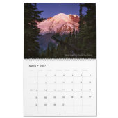 De berg is uit: Mount Rainier 2-jarige kalender (Mar 2027)