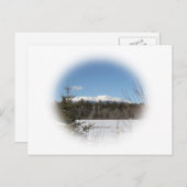 De berg Katahdin in de winter Briefkaart (Voorkant / Achterkant)
