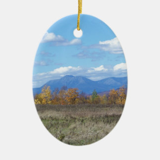 De berg Katahdin in herfst 1 Keramisch Ornament