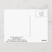 De berg Katahdin in herfst 2 Briefkaart (Achterkant)