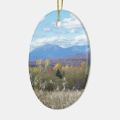 De berg Katahdin in herfst 3 Keramisch Ornament (Links)