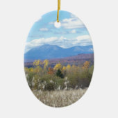 De berg Katahdin in herfst 3 Keramisch Ornament (Voorkant)