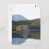 De berg Katahdin van het meer van Rainbow Briefkaart (Voorkant / Achterkant)