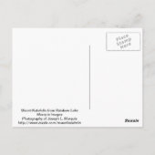 De berg Katahdin van het meer van Rainbow Briefkaart (Achterkant)