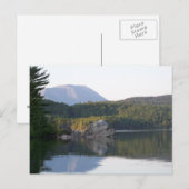 De berg Katahdin van het meer van Rainbow Briefkaart (Voorkant / Achterkant)