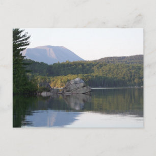 De berg Katahdin van het meer van Rainbow Briefkaart