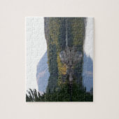 De berg Katahdin van het meer van Rainbow Legpuzzel (Verticaal)