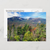 De berg Katahdin van het Zuid-Turnergebergte Briefkaart (Voorkant / Achterkant)