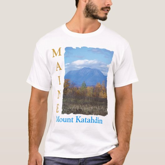 De berg Katahdin van Stacyville 2 T-shirt (Voorkant)