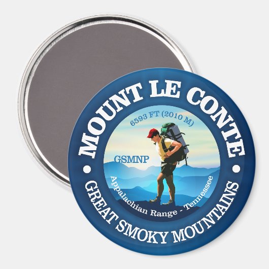 De berg Le Conte (C) Magneet (Voorkant / Achterkant)