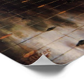 De berg Lilacs Poster (Hoek)